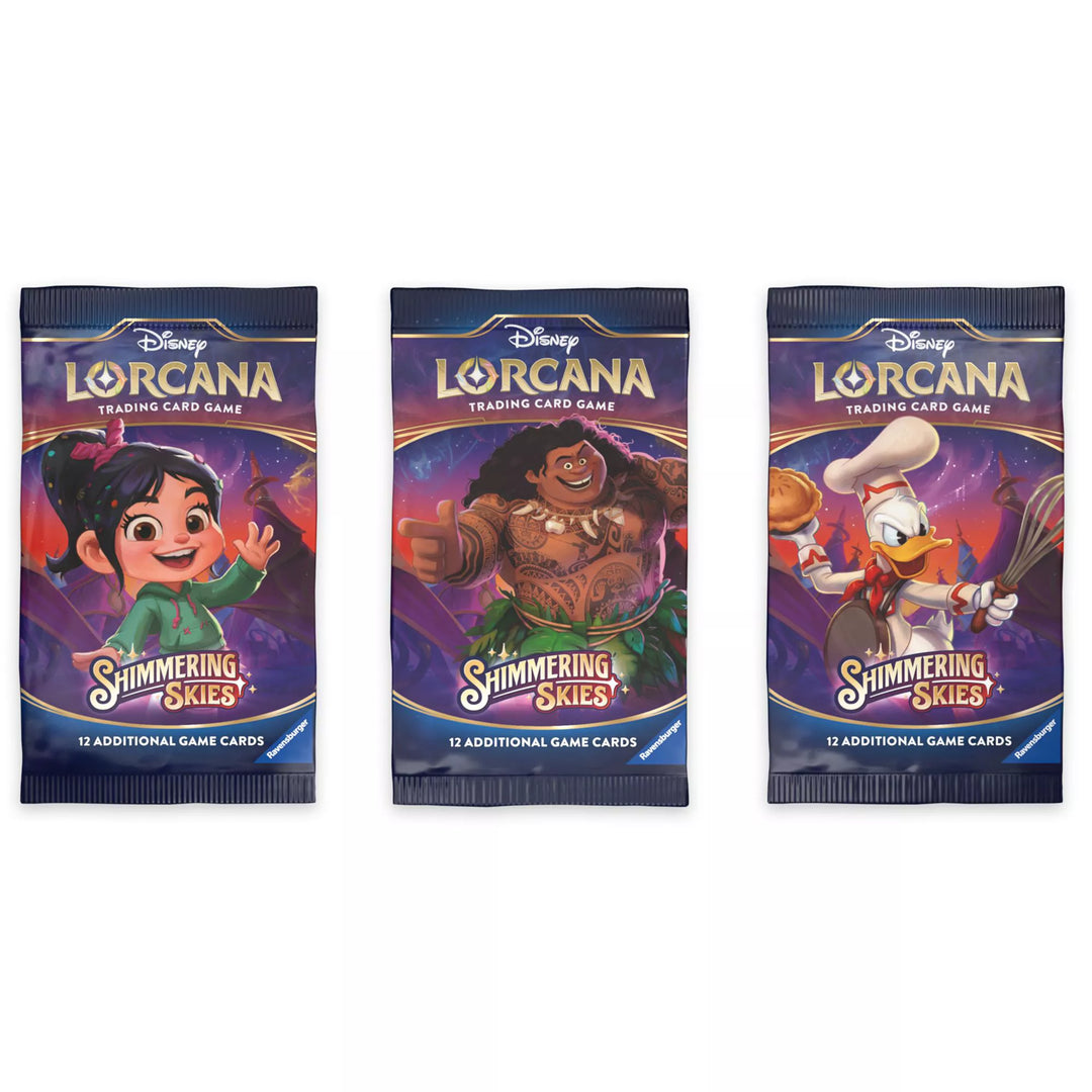 Disney Lorcana Trading Card Game by Ravensburger, Shimmering Skies, Booster Pack