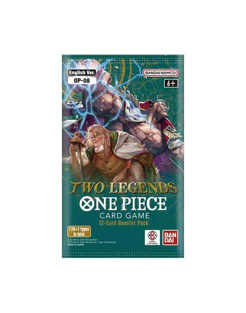 One Piece Trading Card Game Two Legends Booster Packet OP-08